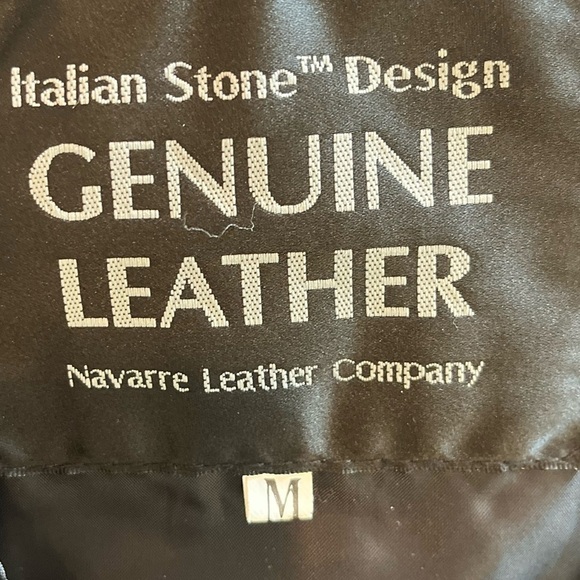 Vintage Biker Leather Vest Navarre Leather Co Patchwork STAR MOTORCYCLES - Picture 2 of 15